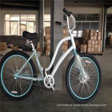 3.0" Fat Tire Ladies Nexus 3 Speed Aluminum Alloy Frame Disc Brake Lady Beach Cruiser Bike